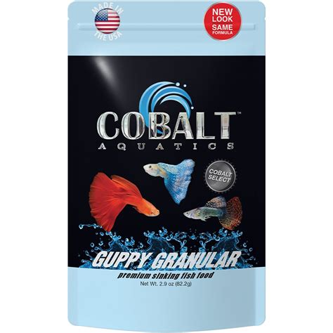 Cobalt Aquatics Select Guppy Granular Fish Food, .